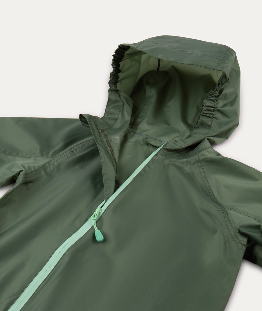 Packaway Rain Suit - Green  Dill