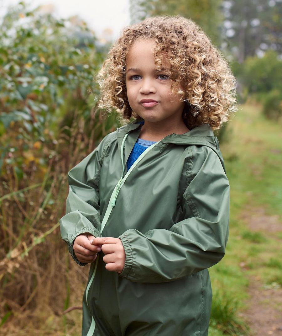 Packaway Rain Suit - Green  Dill