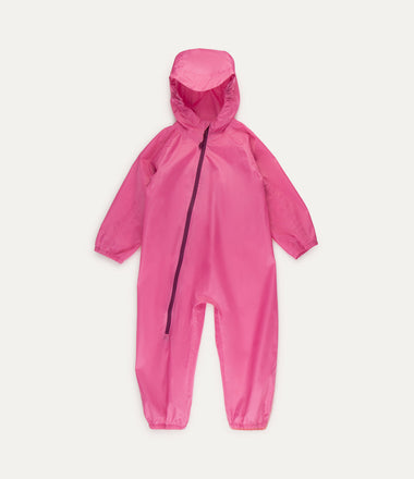 Packaway Rain Suit - Pink  Confetti