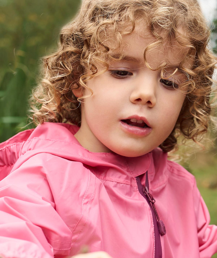Packaway Rain Suit - Pink  Confetti