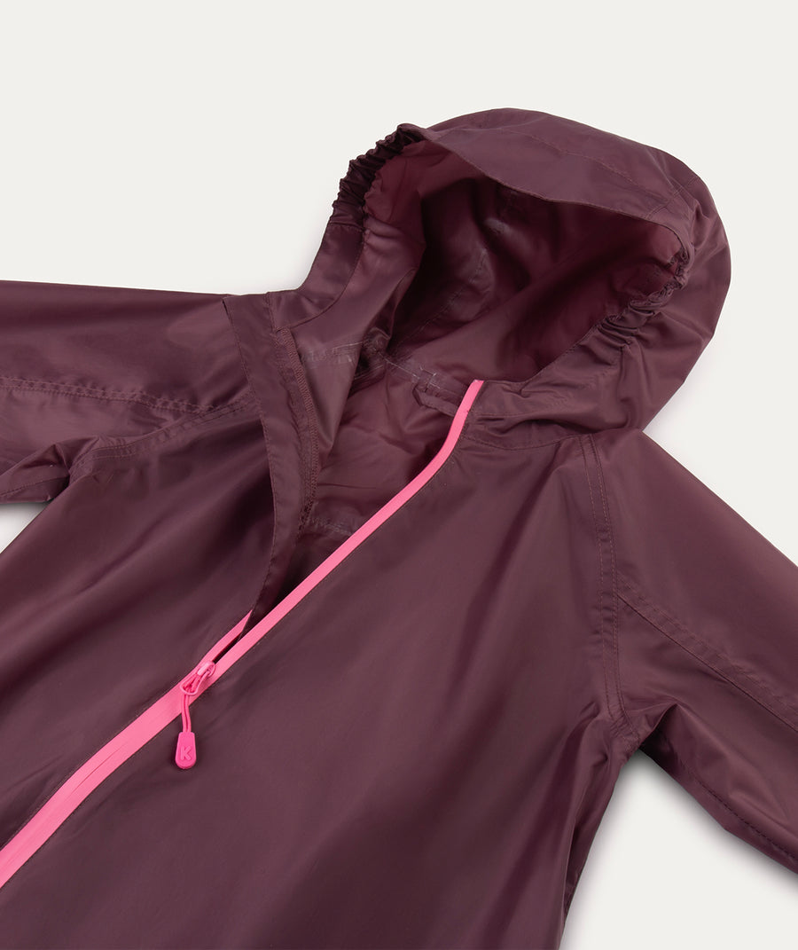 Packaway Rain Suit - Purple  Plum