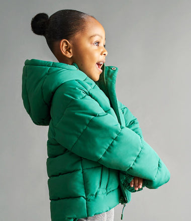 Quilted Recycled Jacket - Green  Alpine