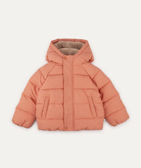 Thumbnail for Quilted Recycled Jacket - Orange  Pheasant