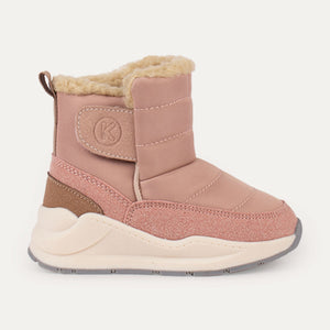 Quilted Snow Boot - Pink Coral Cloud