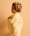 Seersucker Zip Front Rash Vest -  Yellow Seersucker