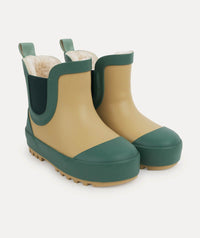 Thumbnail for Short Rain Boot - Camel/ Juniper Mix