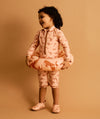3/4 Sleeve Sunsuit -  Whale Print