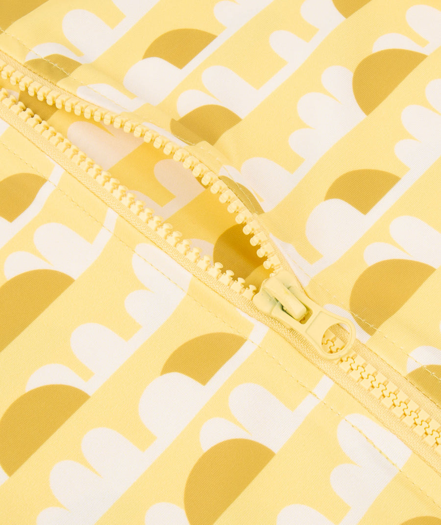 3/4 Sleeve Sunsuit -  Sunshine Print