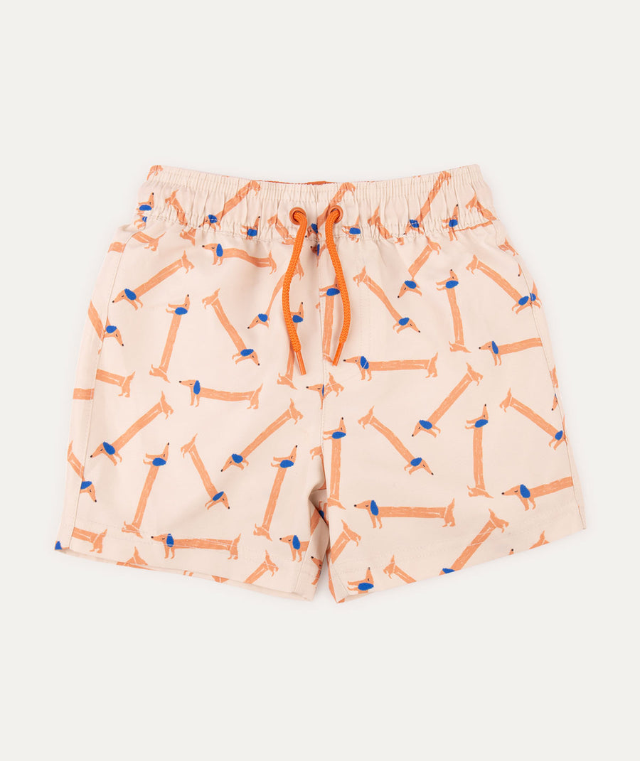 Recycled Swim Shorts -  Sausage Dog