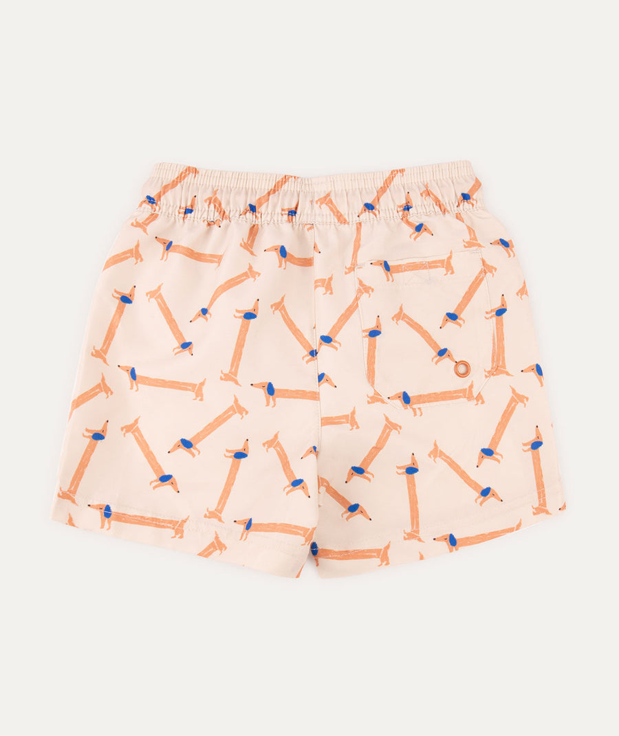 Recycled Swim Shorts -  Sausage Dog