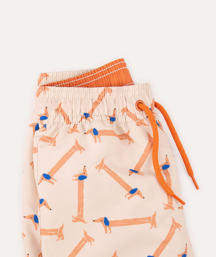 Recycled Swim Shorts -  Sausage Dog