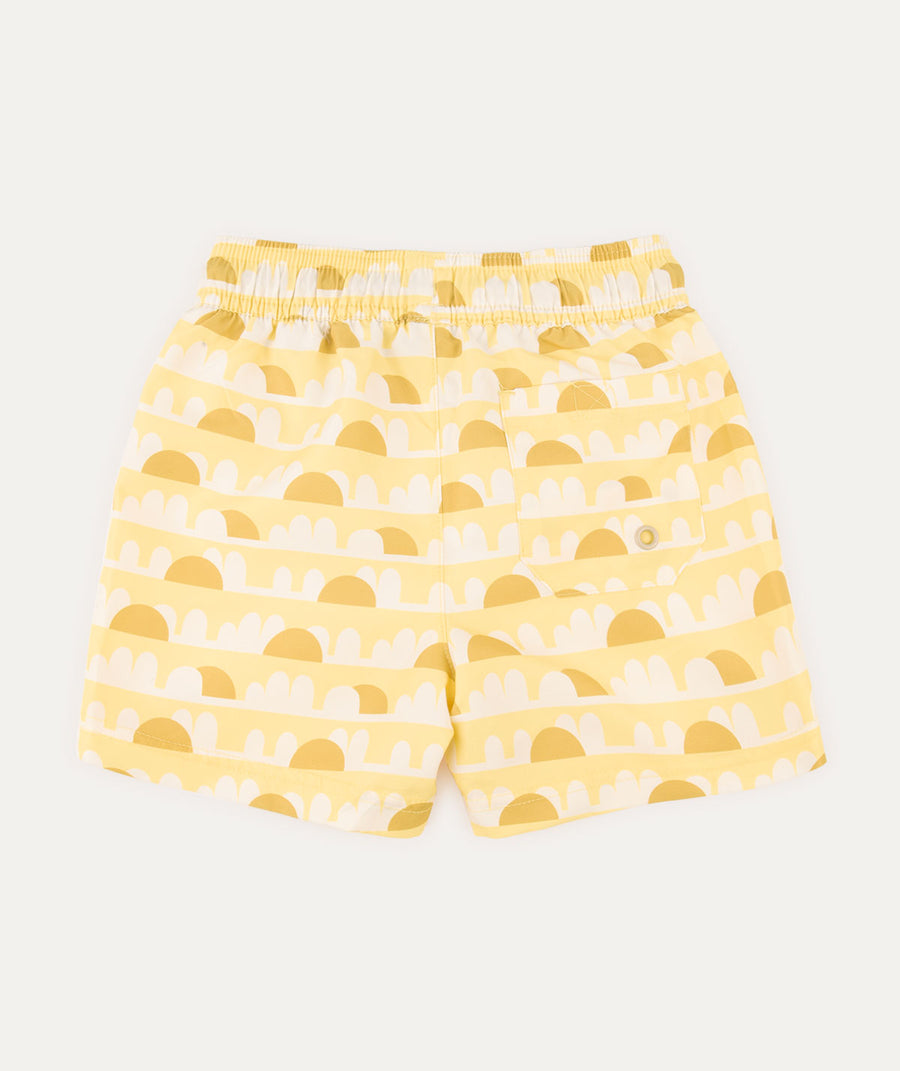 Recycled Swim Shorts -  Sunshine Print