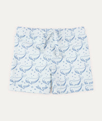 Thumbnail for Recycled Swim Trunks -  Bubbles Whale Print