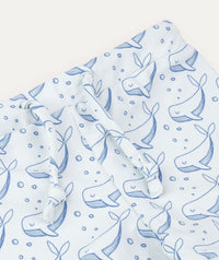 Thumbnail for Recycled Swim Trunks -  Bubbles Whale Print