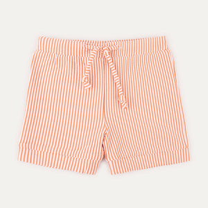 Seersucker Trunk -  Coral Seersucker