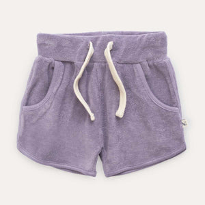 Towelling Short - Lavender Grey