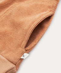 Thumbnail for Towelling Short Sleeve Sweatshirt - Biscuit