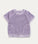 Towelling Short Sleeve Sweatshirt - Lavender Grey