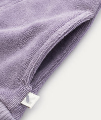 Thumbnail for Towelling Short Sleeve Sweatshirt - Lavender Grey