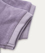 Towelling Short Sleeve Sweatshirt - Lavender Grey