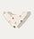Interlock Bandana cowl neck - Circles offwhite/Striped grey/anthracite