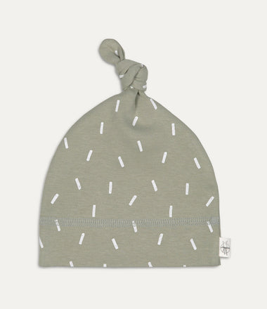 Interlock Beanie - Speckles Olive