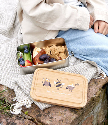 Lunchbox Stainless Steel Bamboo - Nature