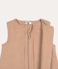 Thumbnail for Muslin Baby Sleeping Bag Tog 1.0 - Pink