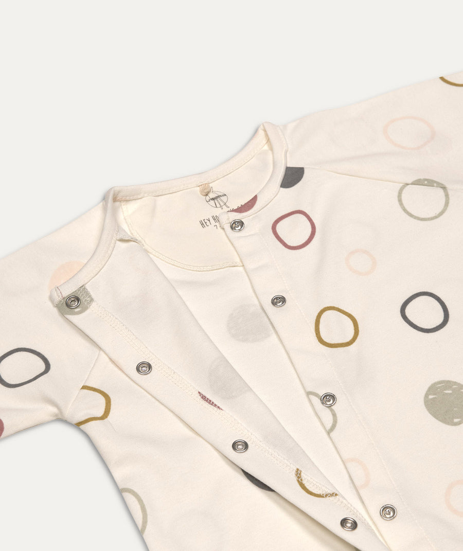 Pyjamas without Feet - Circles Off-white