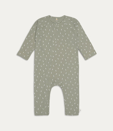 Pyjamas without Feet - Speckles Olive