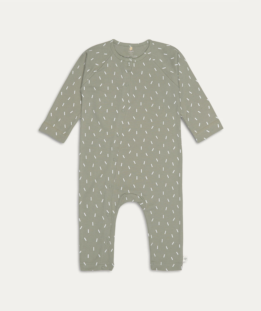 Pyjamas without Feet - Speckles Olive