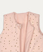 Sleeping Bag Interlock - Dots Powder Pink