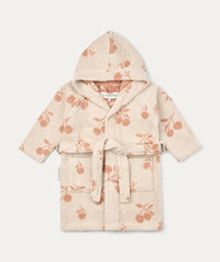 Thumbnail for Lilana Yarn Dyed Bathrobe - Peach / Sea Shell