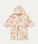 Lilana Yarn Dyed Bathrobe - Peach / Sea Shell