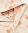 Lilana Yarn Dyed Bathrobe - Peach / Sea Shell