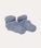 Knitted Baby Booties - Blue