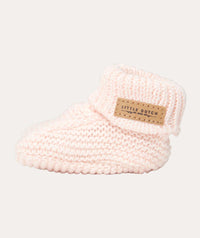 Thumbnail for Knitted Baby Booties - Pink