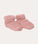 Knitted Baby Booties - Vintage Pink