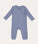 One Piece Wrap Suit Rib - Blue