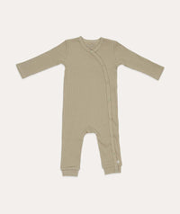 Thumbnail for One Piece Wrap Suit Rib - Olive