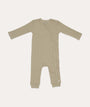 One Piece Wrap Suit Rib - Olive