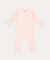 One Piece Wrap Suit Rib - Pink