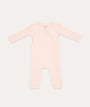 One Piece Wrap Suit Rib - Pink