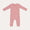 One Piece Wrap Suit Rib - Vintage Pink