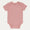 Bodysuit Short Sleeves Rib - Vintage Pink