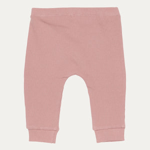 Rib Trousers - Vintage Pink