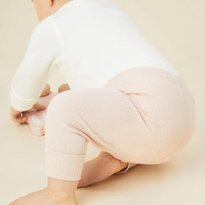 Ribbed Leggings - Ribbed Blush
