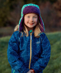 Thumbnail for EcoSplash Waterproof Jacket - Navy Constellations