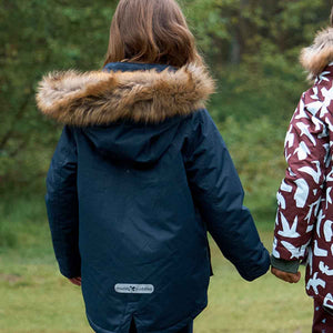 3 in 1 Waterproof Parka Jacket - Navy