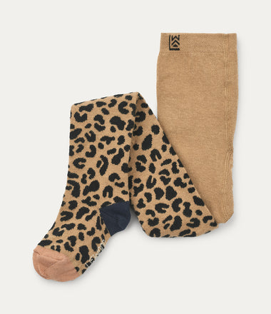 Silva Tights - Mini leo oat / Oat
